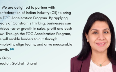 Goldratt Bharat and CII announce Certified TOC Business Acceleration Program starting May 20